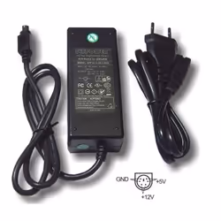 aixcase AIX-PS34-6PIN, Boîtier de disque de stockage, Intérieure, 100 - 240 V, 34 W, 5/12 V, CA vers CC