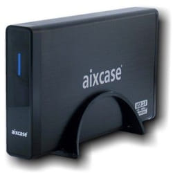 aixcase AIX-BL35SU3 Boîtier HDD Noir 3.5"
