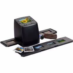Technaxx DigiScan DS-02, Numériseur d’archivage/à défilement, Noir, TFT, 6,1 cm (2.4"), CMOS, SD, SDHC