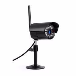 Technaxx 4453, Caméra de sécurité IP, Extérieure, Avec fil &amp;sans fil, 2400 - 2483.5 MHz, Mur, Noir