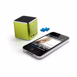 Technaxx Mini Musicman Wireless Soundstation BT-X2, 1.0 canaux, 1-voie, Sans fil, Enceinte portable mono, Vert, Standard