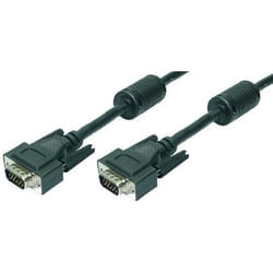 LogiLink 3m VGA câble VGA VGA (D-Sub) Noir