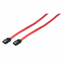 LogiLink SATA 0.5m, 0,5 m, SATA II, Mâle/Mâle, Rouge, Droit, Droit