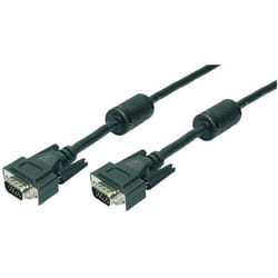 LogiLink 20m VGA M/M câble VGA VGA (D-Sub) Noir