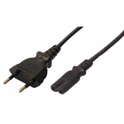 LogiLink CP092, 1,8 m, Prise d'alimentation type C, Coupleur C8, 250 V, 2.5 A