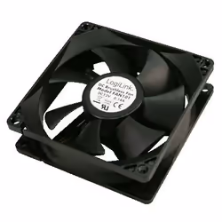 LogiLink PC case cooler Boitier PC Ventilateur Noir