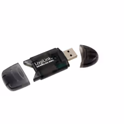 LogiLink Cardreader USB 2.0 Stick external for SD/MMC lecteur de carte mémoire Noir