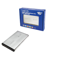 LogiLink UA0041A Boîtier de disques de stockage Argent 2.5"