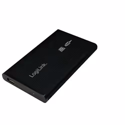 LogiLink UA0041B Boîtier de disques de stockage Noir 2.5" Alimenté par port USB