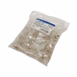 LogiLink MP0002, RJ-45, Transparent, Mâle, Cat5e, Or, 100 pièce(s)