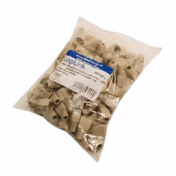 LogiLink MP0005, Gaine de câble, Gris, RJ-45, 100 pièce(s)