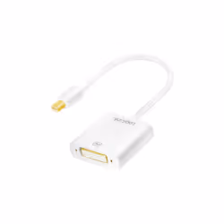 LogiLink Mini DisplayPort / DVI Adapter, 0,09 m, Mini DisplayPort, DVI-I, Mâle, Femelle, Gris