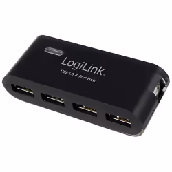LogiLink UA0085, 480 Mbit/s, Noir, Windows 98/ME/2000/XP/Vista/7 Mac OS 10.x, 200 mm, 107 mm, 101 mm