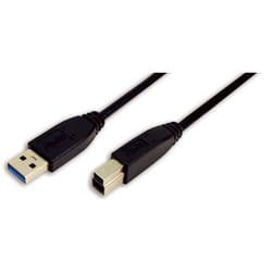 LogiLink 3m USB 3.0 câble USB USB 3.2 Gen 1 (3.1 Gen 1) USB A USB B Noir