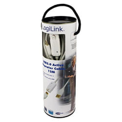 LogiLink 12m USB 2.0 câble USB USB A Blanc