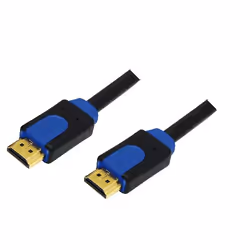LogiLink CHB1110, 10 m, HDMI Type A (Standard), HDMI Type A (Standard), 10,2 Gbit/s, Noir, Bleu