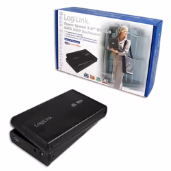 LogiLink UA0107 Boîtier de disques de stockage Noir 3.5"