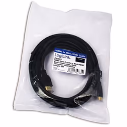 LogiLink CH0021 câble HDMI 1 m HDMI Type A (Standard) HDMI Type C (Mini) Noir