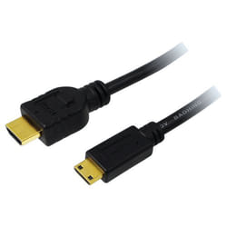 LogiLink CH0022 câble HDMI 1,5 m HDMI Type A (Standard) HDMI Type C (Mini) Noir