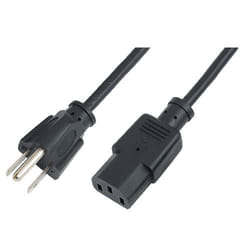 LogiLink NEMA5-15P - IEC 60320-1 (C13), 1.8m Noir 1,8 m Coupleur C13