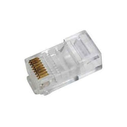 Connecteur RJ45 - LOGILINK - Modularstecker 8P8C - Non blindé - 100 pièces - Contacts plaqués or