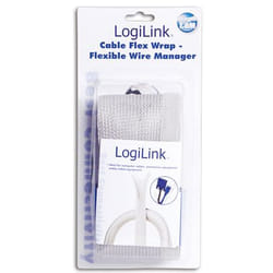 LogiLink KAB0007 serre-câbles Gris