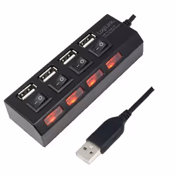 LogiLink UA0128, USB 2.0, 480 Mbit/s, Statut, 0,55 m, RoHS, Windows 2000, Windows 2000 Professional, Windows 7 Home Basic, Wi ...
