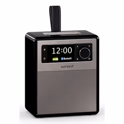 Sonoro EASY Portable Analogique et numérique Noir, Argent