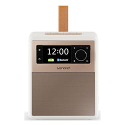 Sonoro EASY Portable Analogique et numérique Rose, Blanc
