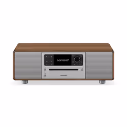 Sonoro PRESTIGE SO-331, Système mini audio domestique, Noyer, 1 disques, Avant, DAB, DAB+, FM, Auto scan