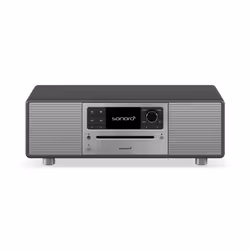 Sonoro PRESTIGE SO-331, Système mini audio domestique, Graphite, Argent, 1 disques, Avant, DAB, DAB+, FM, Auto scan