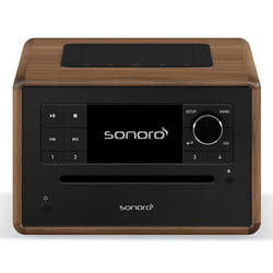 Sonoro ELITE SO-911 Numérique DAB+, FM Noir, Noyer