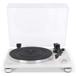 Sonoro PLATINUM Tourne-disque entraîné par courroie Noir, Argent, Blanc Manuel