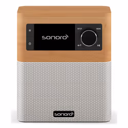 Sonoro STREAM, Internet, DAB, DAB+, FM, TFT, 6,1 cm (2.4"), 802.11a, 802.11b, 802.11g, Wi-Fi 4 (802.11n), Couleur érable, Bla ...