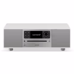 Sonoro PRESTIGE, Système mini audio domestique, Blanc, 1 disques, Avant, 2-voies, 10,2 cm (4")
