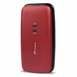 Doro Primo 401, Clapet, SIM unique, 5,08 cm (2"), Bluetooth, 800 mAh, Noir, Rouge