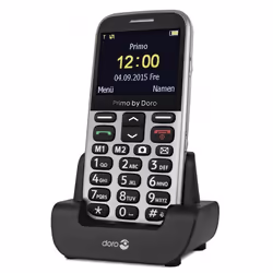 Doro Primo 366, Barre, SIM unique, 5,84 cm (2.3"), 0,3 MP, 1000 mAh, Argent
