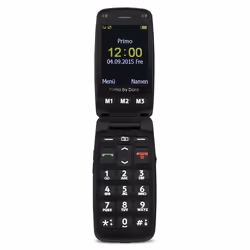 Doro Primo 406, Clapet, SIM unique, 6,1 cm (2.4"), 0,3 MP, 1050 mAh, Noir
