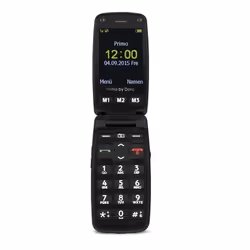 Doro Primo 406, Clapet, 6,1 cm (2.4"), 0,3 MP, Bluetooth, 1050 mAh, Noir, Argent