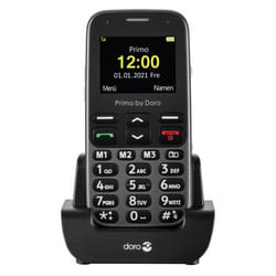 Doro Primo 218 Noir, Graphite Téléphone pour seniors