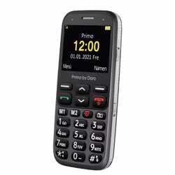 Doro Primo 368, Barre, SIM unique, 5,84 cm (2.3"), 3 MP, 1000 mAh, Noir, Graphite