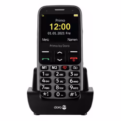 Doro Primo 368 Noir, Graphite Téléphone pour seniors