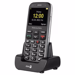 Doro Primo 368 Noir, Graphite Téléphone pour seniors - Vue supplémentaire 4
