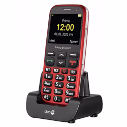 Doro Primo 368, Barre, SIM unique, 5,84 cm (2.3"), 3 MP, 1000 mAh, Noir, Rouge