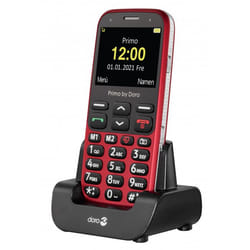 Doro Primo 368 Noir, Rouge Téléphone pour seniors