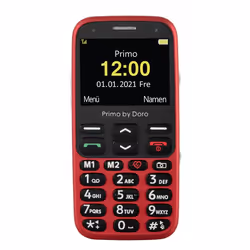 Doro Primo 368 Noir, Rouge Téléphone pour seniors