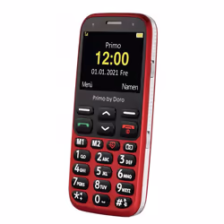 Doro Primo 368 Noir, Rouge Téléphone pour seniors - Vue supplémentaire 5