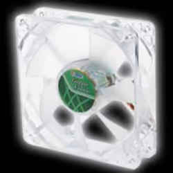 Titan TFD-8025GT12Z, Ventilateur, 17 dB, Blanc