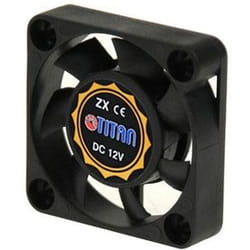 Titan TFD-3007M12S système de refroidissement d’ordinateur Boitier PC Ventilateur Noir