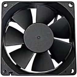 Titan TFD-8025M12B, Ventilateur, 8 cm, 2500 tr/min, 28 dB, 25,02 cfm, Noir